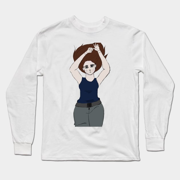 Ocean Eyes Long Sleeve T-Shirt by Arotiar0Zero